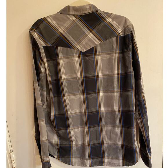 Levi Standard Fit Western Shirt Size S Western Button Snaps - Picture 3 of 4